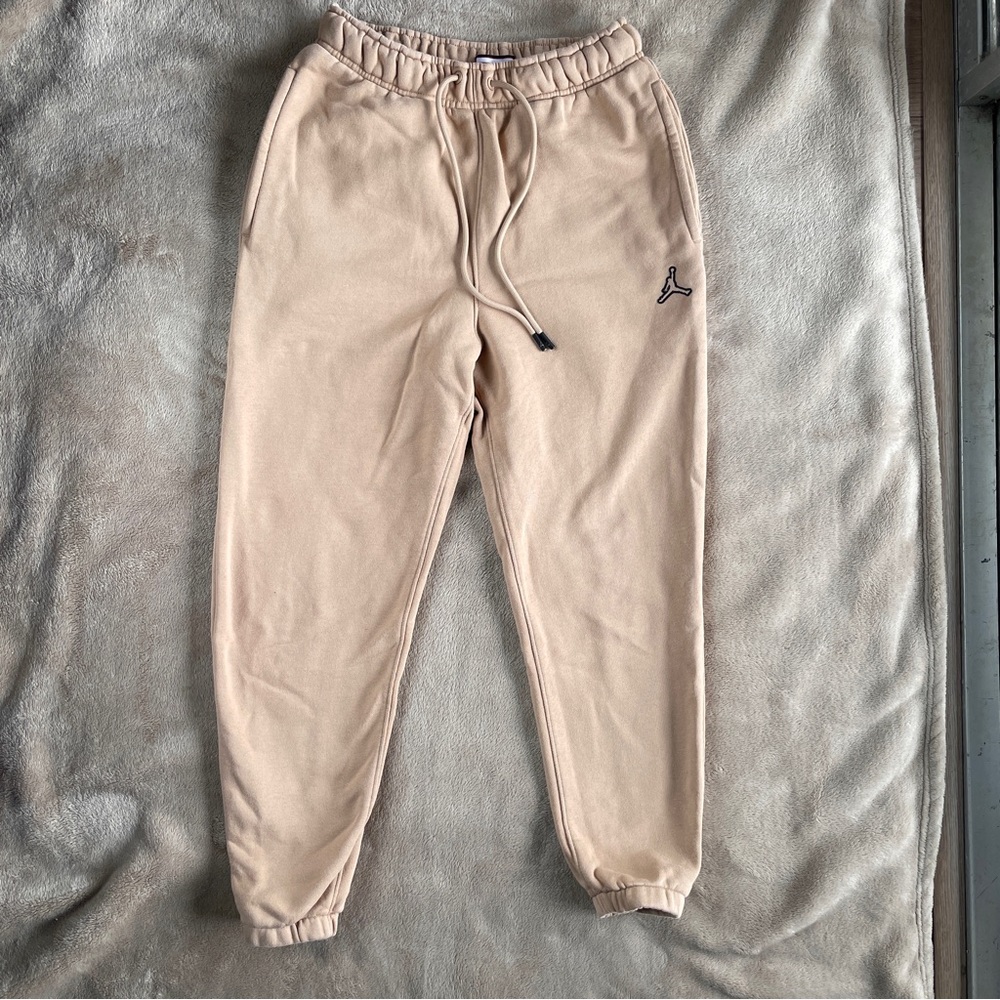 Jordan Essentials Fleece Pants Beige S